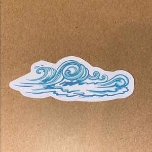 🌈20/$12🌈 Blue Wave Sticker